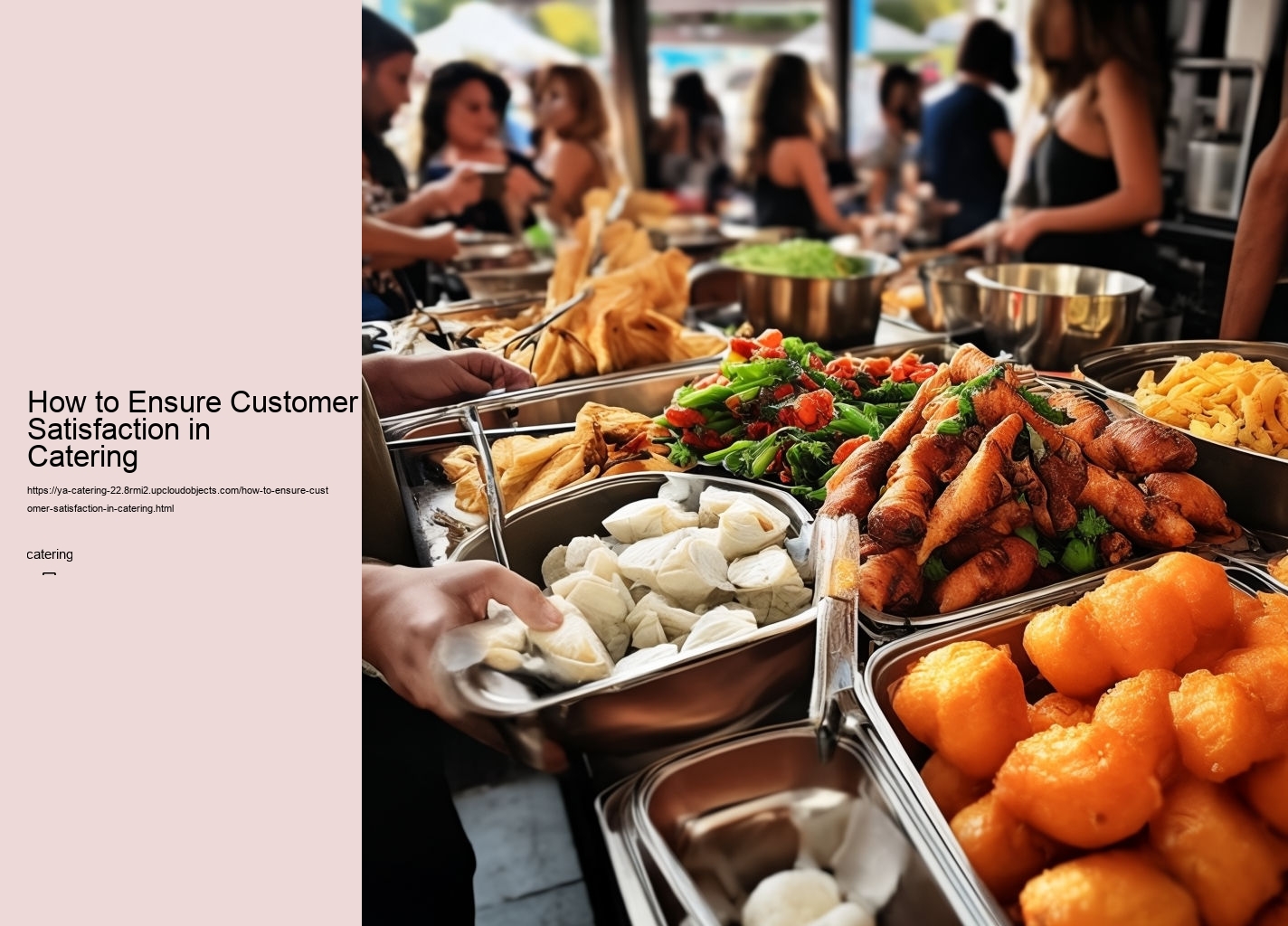 How to Ensure Customer Satisfaction in Catering